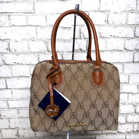 Adrienne Vittadini Handbags - Adrienne Vittadini Logo Satchel Handbag